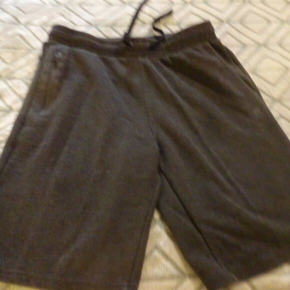 FILA Sport Mens Size Small, Heather Grey Fleece Drawstring Shorts (GUC) - Picture 1 of 4